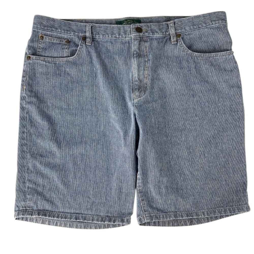 Lauren Ralph Lauren Denim Pinstripe Shorts